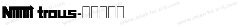 Niiiiii trous字体转换